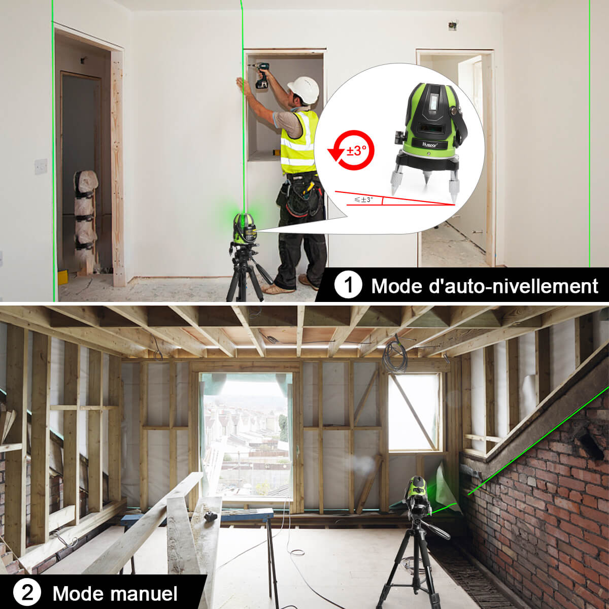 Niveau Laser Huepar 6141G