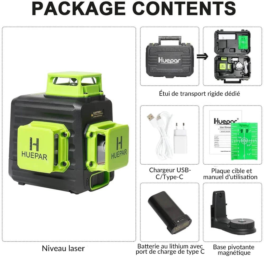 Niveau Laser Huepar B03CG