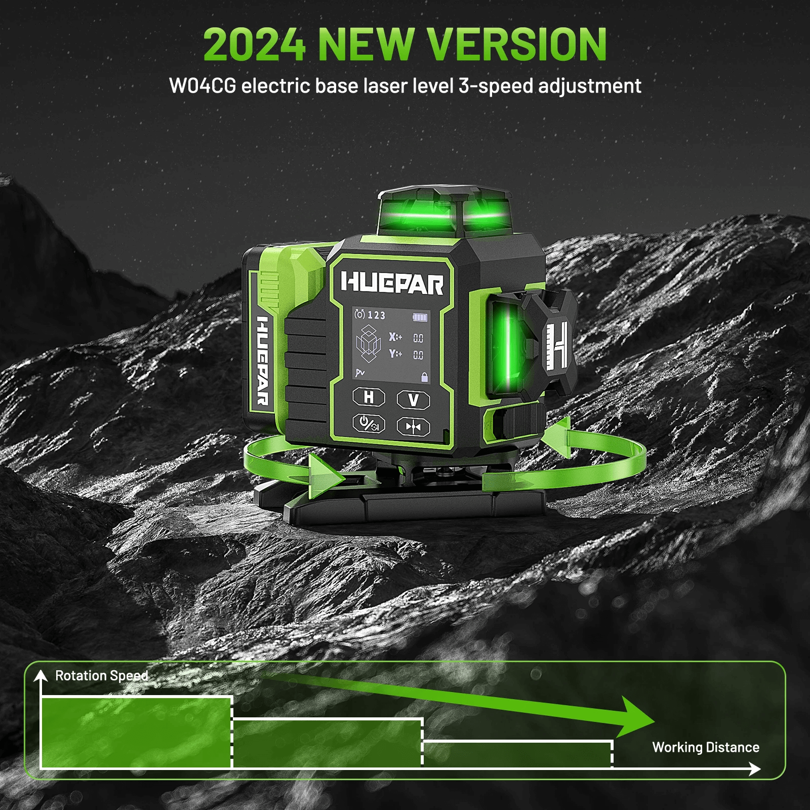 Niveau Laser Huepar W04CG