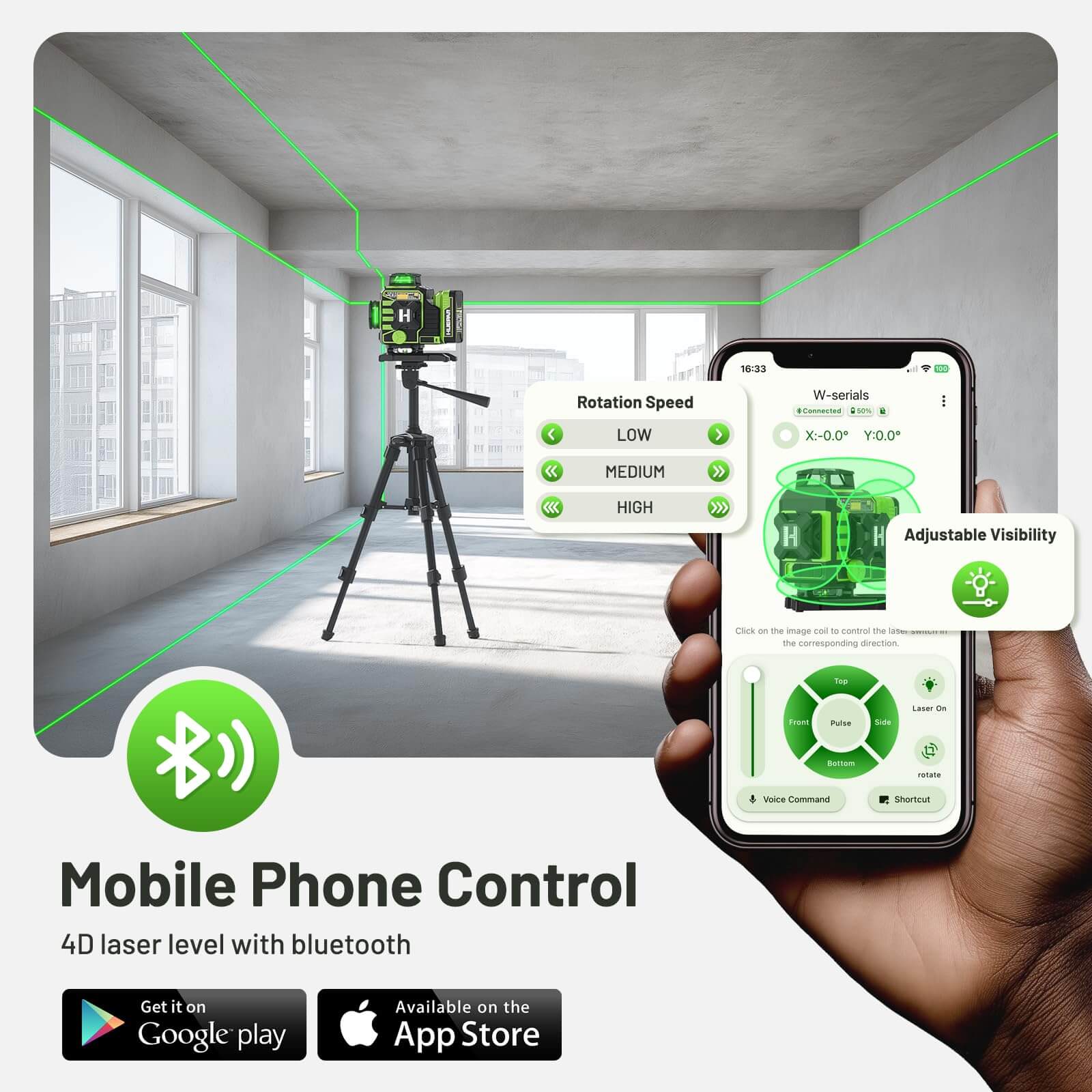 Niveau Laser Huepar W04CG