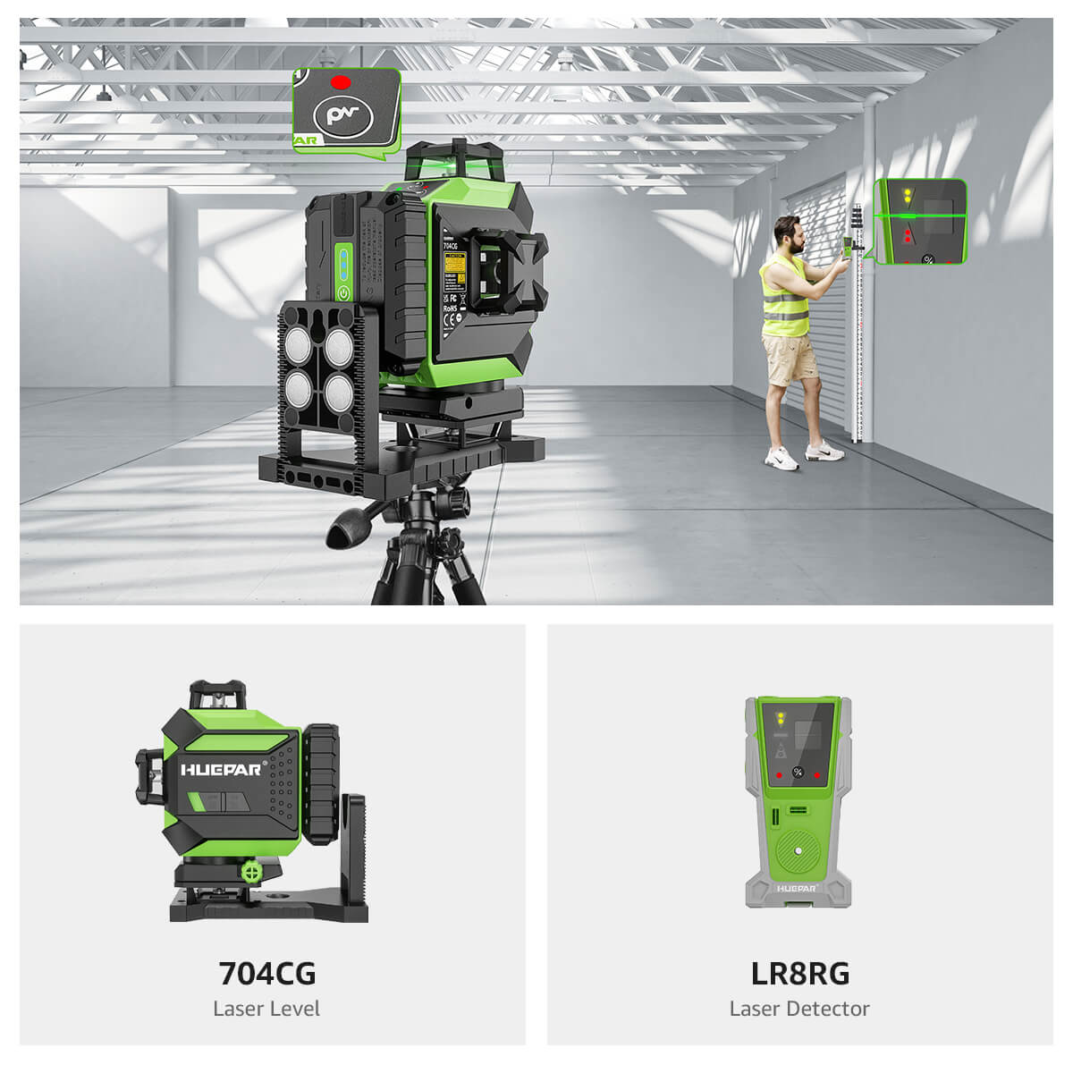 Huepar 704CG Kit de Démarrage