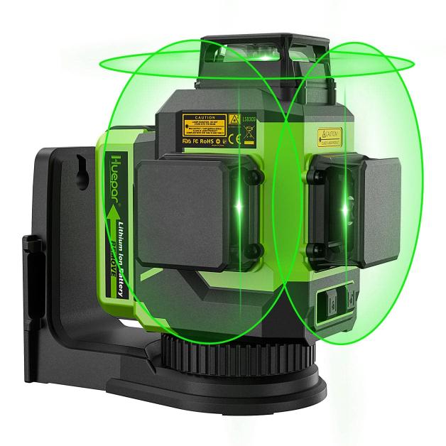 Niveau Laser Huepar 360 Vert Bluetooth Auto-nivelant Niveau Laser 3D Outil Croix Laser 12 Lignes avec Mode D'impulsion, Télécommande, Batterie Li-ion Rechargeable et étui de Transport Rigide Niveau Laser Huepar 360 Vert Bluetooth Auto-nivelant Niveau Laser 3D Outil Croix Laser 12 Lignes avec Mode D'impulsion, Télécommande, Batterie Li-ion Rechargeable et étui de Transport Rigide