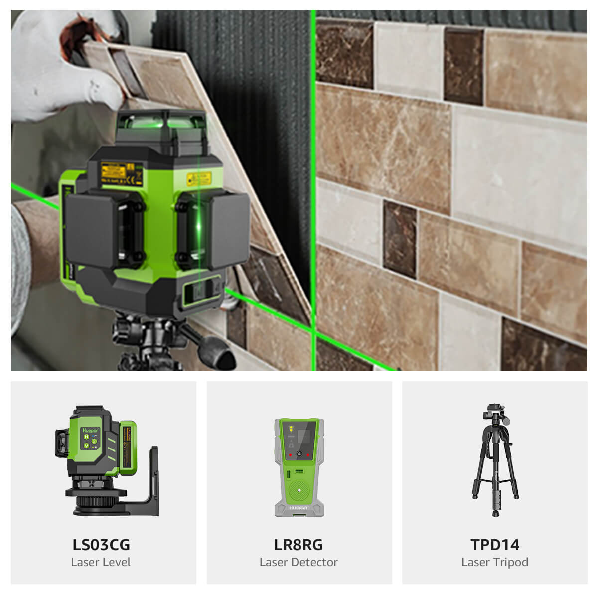 Huepar LS03CG Kit Avancé