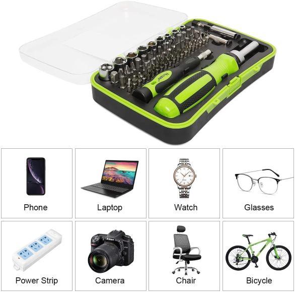 Huepar SD65 - Kit de Tournevis de Précision 65 en 1 HUEPAR FR - Niveau laser