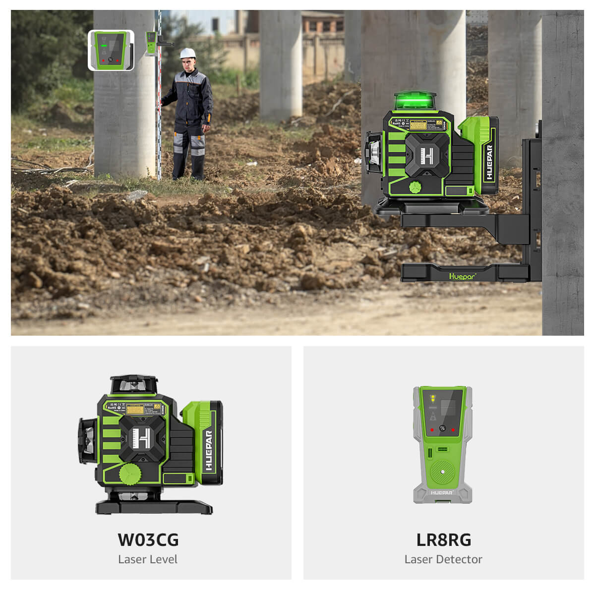 Huepar W03CG Kit de Démarrage