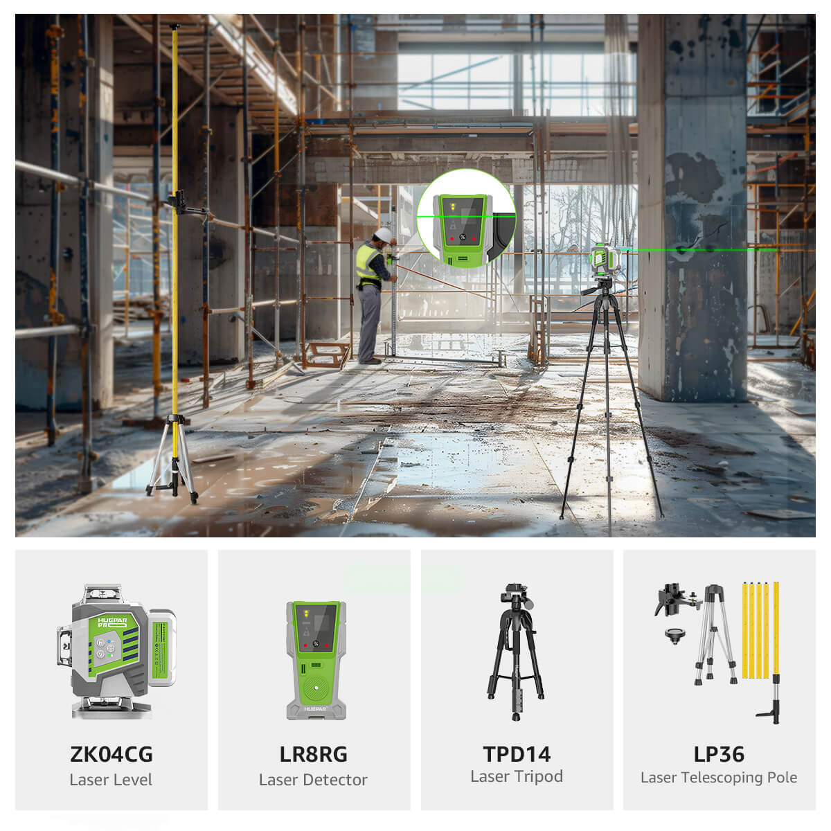 Huepar ZK04CG Kit Pro