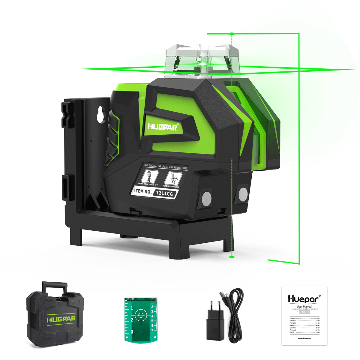 Niveau Laser Huepar 7211CG