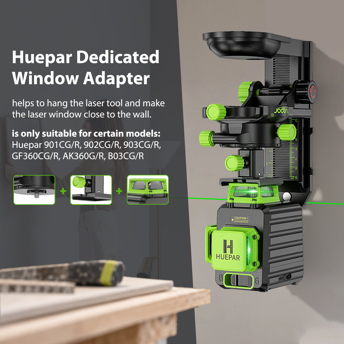 Support Magnétique Huepar PV10+
