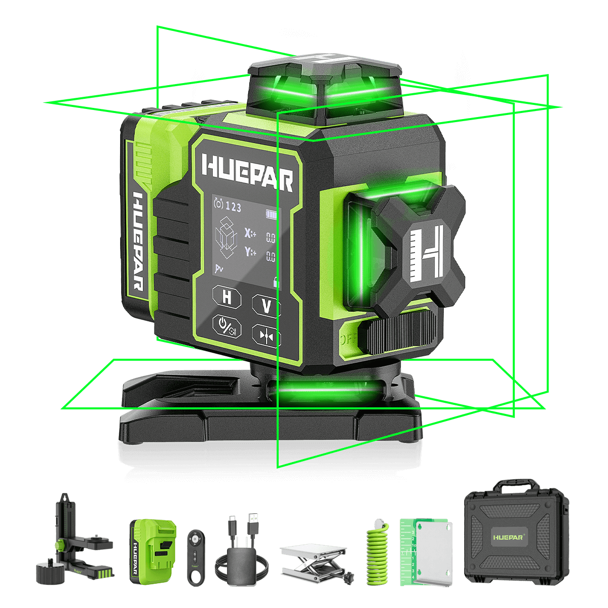 Niveau laser Huepar S04-5RG : Test et Avis Niveau laser Huepar S04-5RG : Test et Avis