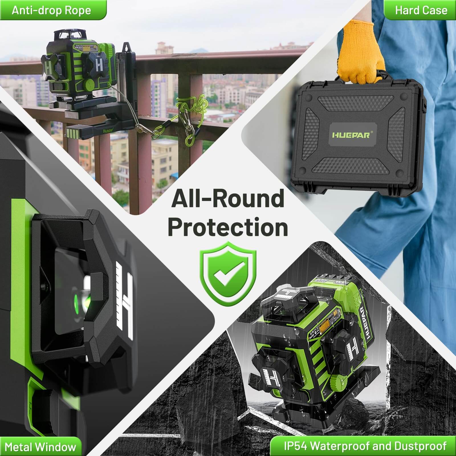 Niveau Laser Huepar W04CG