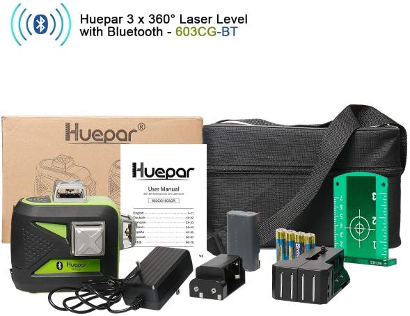 Huepar 603CG-BT HUEPAR FR - Niveau laser