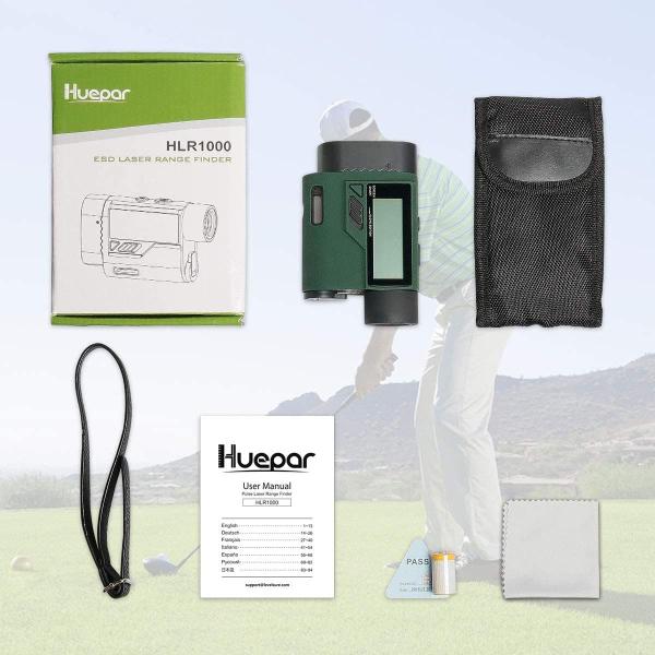 Huepar HLR1000 - 1000M/1100Yd Télémètre Laser Golf Professionnel HUEPAR FR - Niveau laser