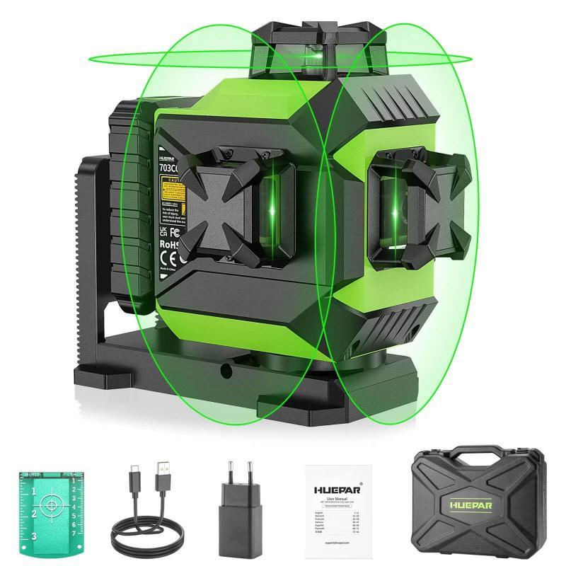 Test et Avis Huepar LS03CG : un laser 3D solide et complet