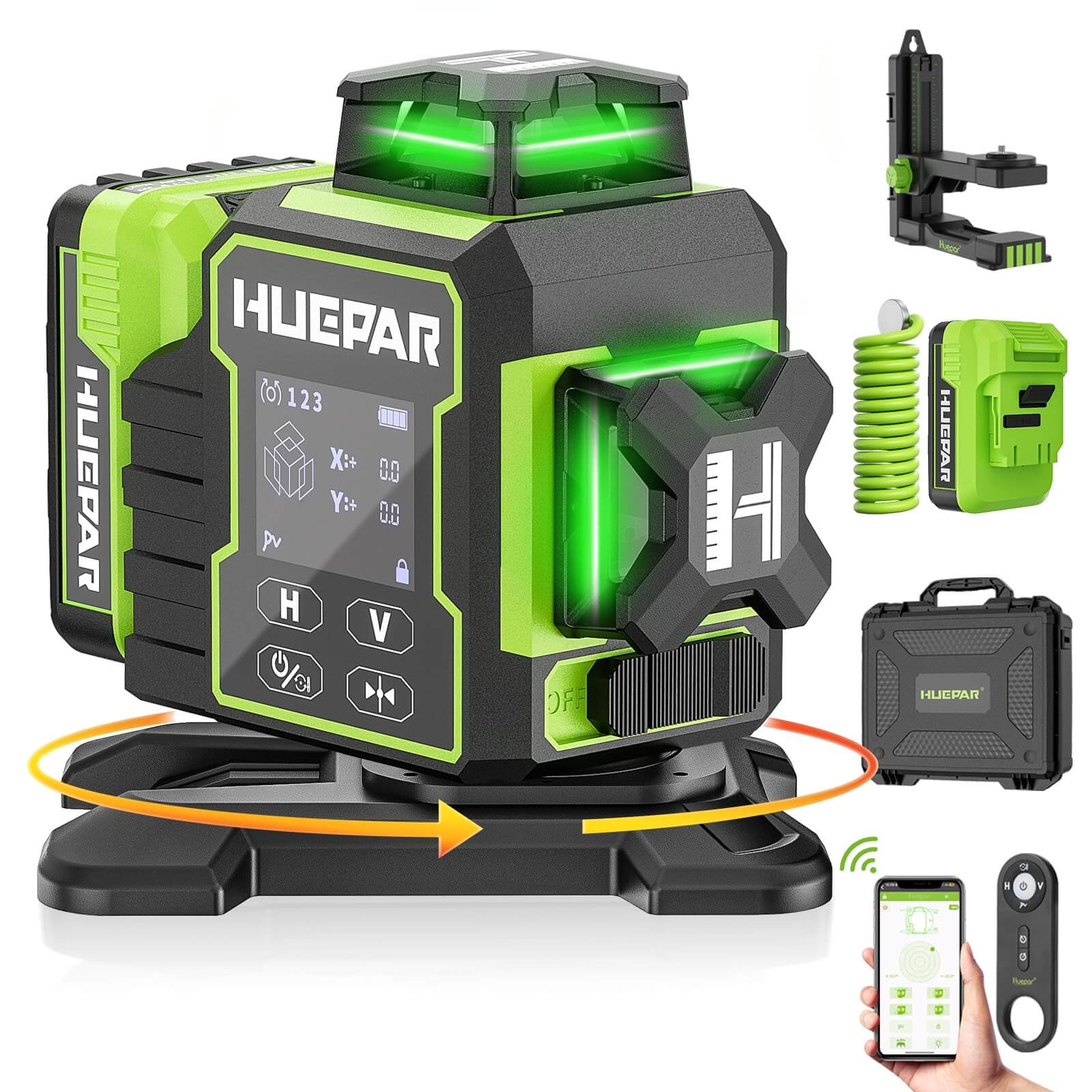 Huepar W03CG Laser Level