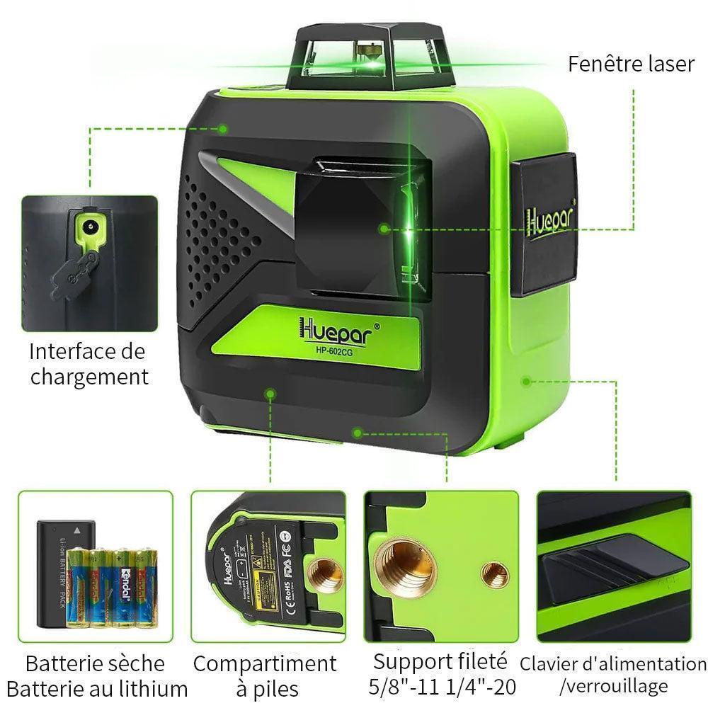 Niveau laser Huepar 602CG