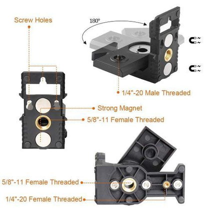 HUEPAR PV3 - Fine Tuning Bracket Laser Level Adapter HUEPAR EU - Laser Level